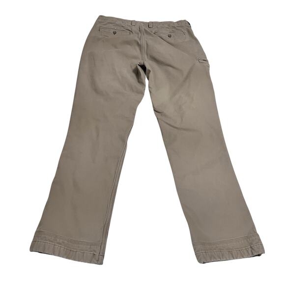 Duluth Trading Company Ballroom Khakis Flannel Lined Pants Men's 36 X 34 - Picture 5 of 6